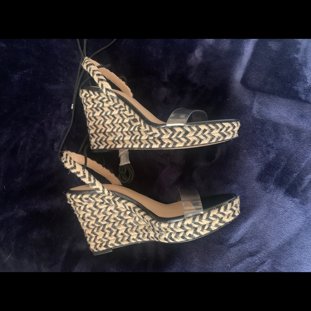 Mix No.6 tie up wedge sandals